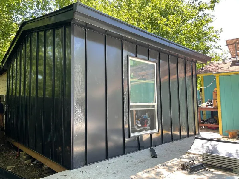 Black standing seam metal wall panels for Roof Inspection in Rochelle Park